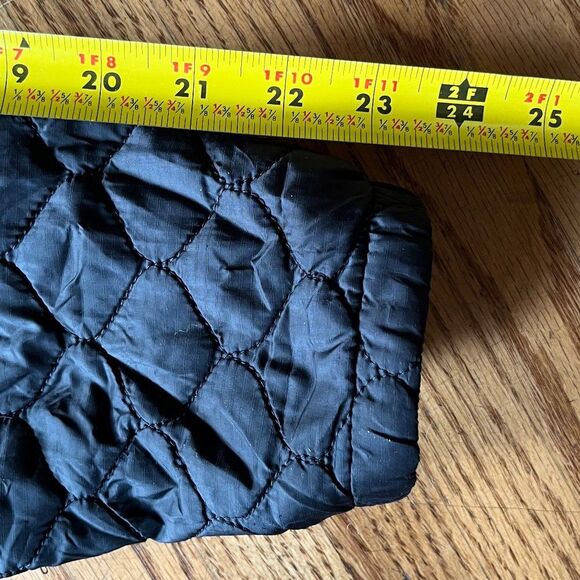 L.L. Bean Black Quilted Winter Jacket Coat Women's Size Small - Picture 8 of 8